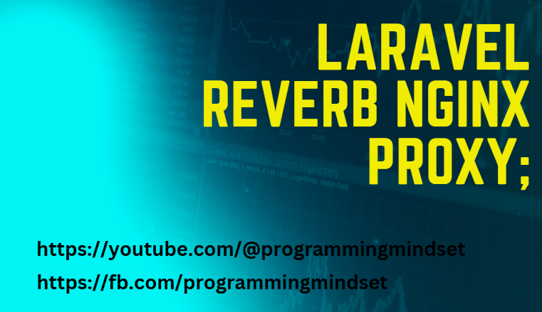Setup Laravel Reverb Server , Setup Env and Nginx Proxy  - https://www.programmingmindset.com/public